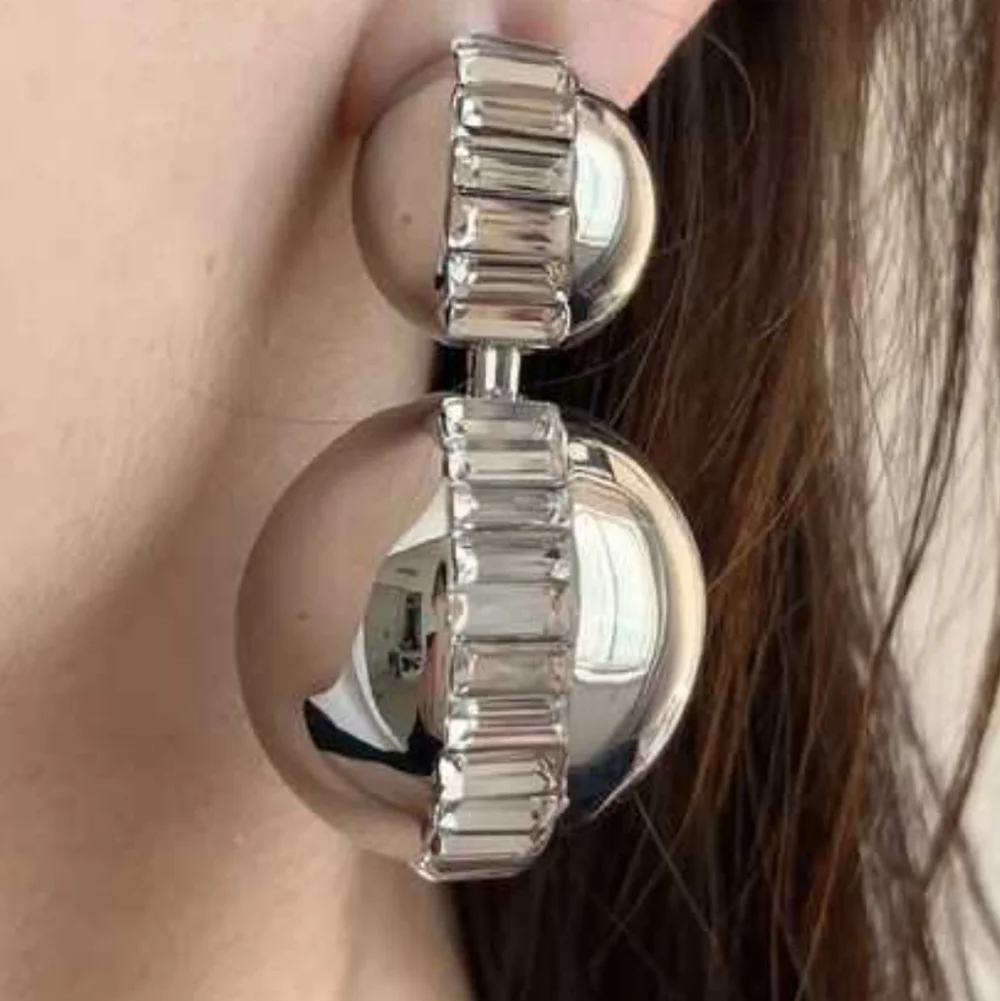 Akira Elegant Silver Drop Earrings